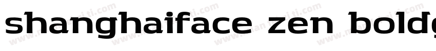 shanghaiface zen boldgb10字体转换